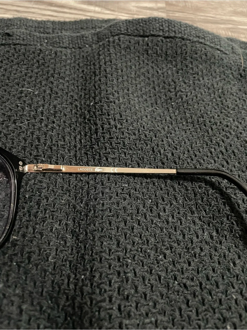 Lacoste Women’s Fashion Glasses in Black - Classic Round with Cloth Case